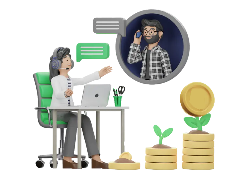 Expert Financial Planning Consultation and Investment Advice Financial planning consultation between advisor and client with rupee coin stacks and green growth indicators.